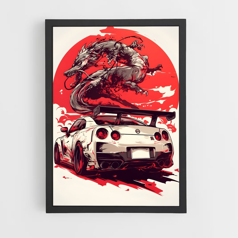 Poster Démons de la Route – affiche Nissan (vue 2)